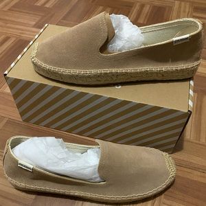 Soludos Suede Platform Smoking Slipper